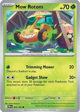 Mow Rotom 009 - SV10 Destined Rivals - Reverse Holofoil