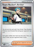 Team Rocket's Archer 170/182 - SV10 Destined Rivals Reverse Holofoil