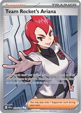 Team Rocket's Ariana 224/182 - SV10 Destined Rivals Holofoil