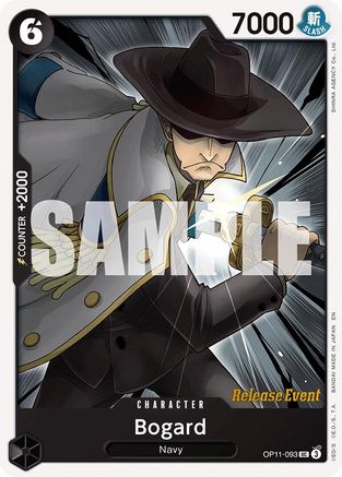 Bogard (OP11-093) - A Fist of Divine Speed Release Event Cards