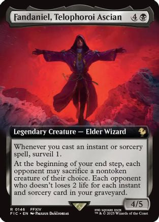Fandaniel, Telophoroi Ascian (Extended Art) (FIC-146) - Commander: FINAL FANTASY
