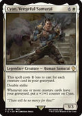 Cyan, Vengeful Samurai (Surge Foil) (FIC-016) - Commander: FINAL FANTASY Foil