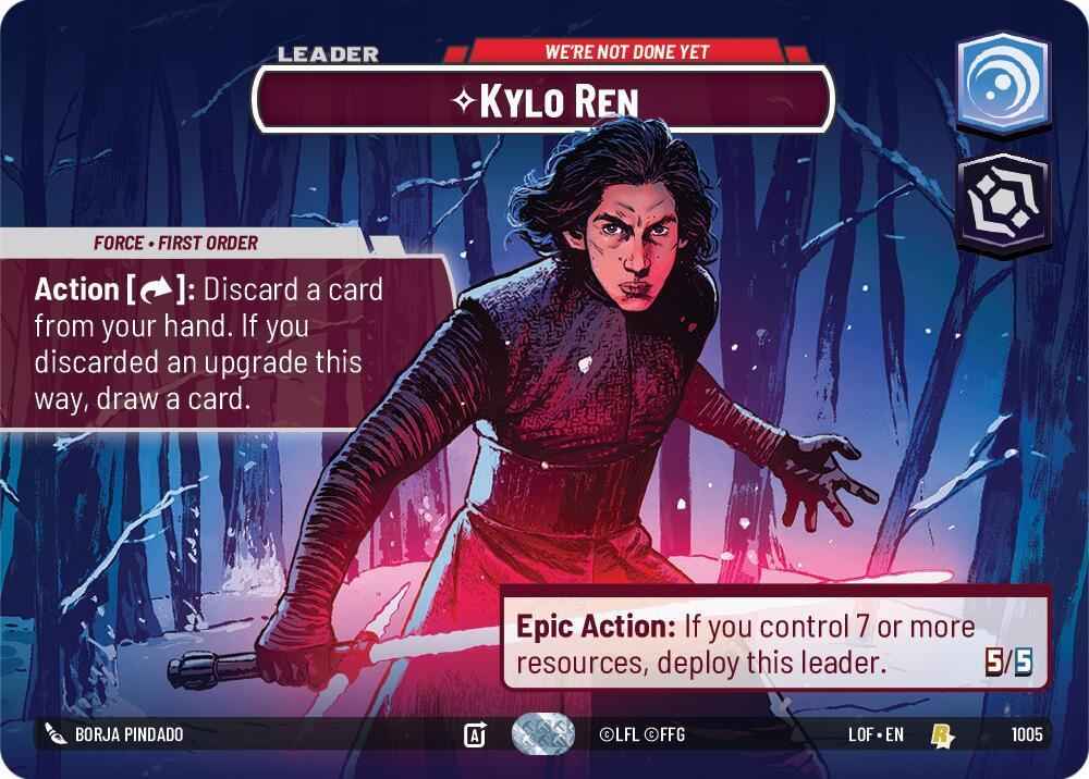Kylo Ren (1005) - We're Not Done Yet (Showcase) (1005) [Legends of the Force]