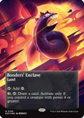 Bonders' Enclave (0136) (Borderless) (Galaxy Foil) (EOS-139) - Edge of Eternities: Stellar Sights Foil