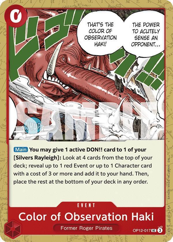 Color of Observation Haki [Legacy of the Master]