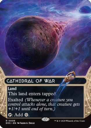 Cathedral of War (0006) (Borderless) (EOS-006) - Edge of Eternities: Stellar Sights