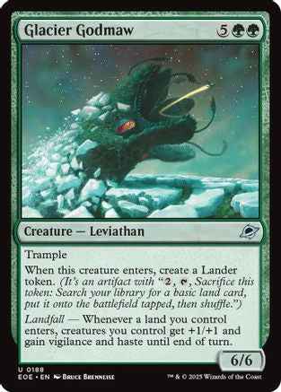 Glacier Godmaw (EOE-188) - Edge of Eternities Foil