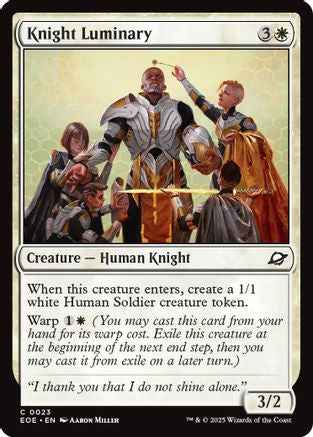 Knight Luminary (EOE-023) - Edge of Eternities Foil
