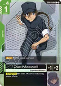 Duo Maxwell (Store Tournament Participant Pack 01) (GD01-090) - Gundam Promotional Cards Holofoil