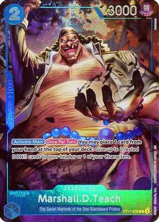Marshall.D.Teach (Seven Warlords of the Sea Binder Set) (ST17-005) - One Piece Promotion Cards Foil