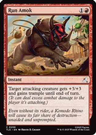 Run Amok (0258) (TLE-258) - Avatar: The Last Airbender: Eternal-Legal