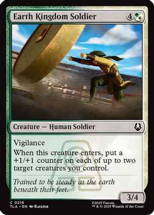 Earth Kingdom Soldier (TLA-216) - Avatar: The Last Airbender Foil