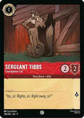 Sergeant Tibbs - Courageous Cat (128/204) - Fabled Cold Foil