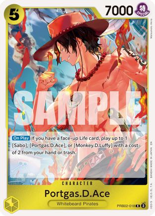 Portgas.D.Ace - PRB02-018 (PRB02-018) - Premium Booster -The Best- Vol. 2 Foil
