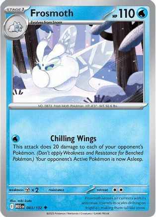 Frosmoth 043 - ME01 Mega Evolution
