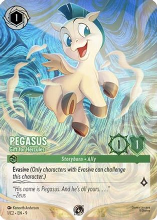 Pegasus - Gift for Hercules (1) - Disney Lorcana Promo Cards Holofoil
