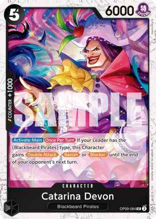 Catarina Devon (Pirate Foil) (OP09-084) - Premium Booster -The Best- Vol. 2 Foil