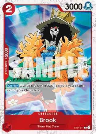 Brook - ST01-011 (Pirate Foil) (ST01-011) - Premium Booster -The Best- Vol. 2 Foil
