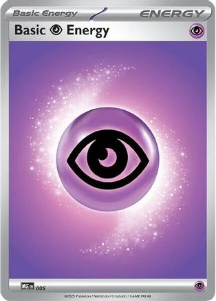 Basic Psychic Energy 005 - MEE Mega Evolution Energies Reverse Holofoil