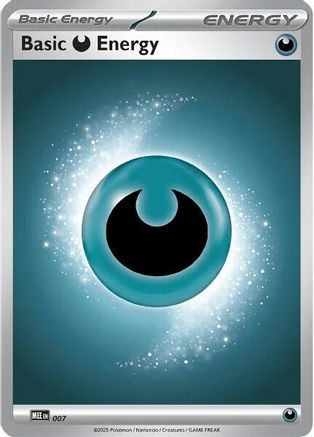 Basic Darkness Energy 007 - MEE Mega Evolution Energies Reverse Holofoil
