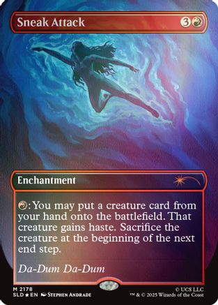 Sneak Attack (Rainbow Foil) (SLD-2178) - Secret Lair Drop Series Foil