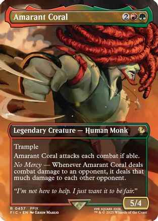 Amarant Coral (Borderless) (FIC-457) - Commander: FINAL FANTASY