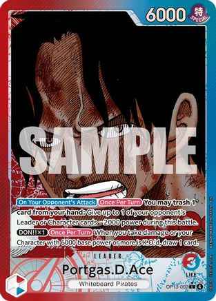 Portgas.D.Ace (002) (Alternate Art) (OP13-002) - Carrying On His Will Foil