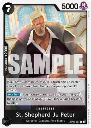 St. Shepherd Ju Peter (OP13-084) - Carrying On His Will Foil