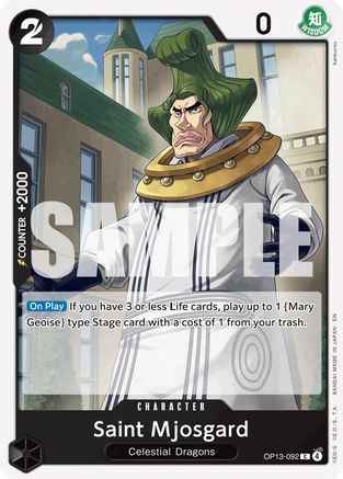 Saint Mjosgard (OP13-092) - Carrying On His Will
