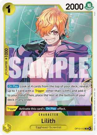 Lilith (OP13-113) - Carrying On His Will Foil