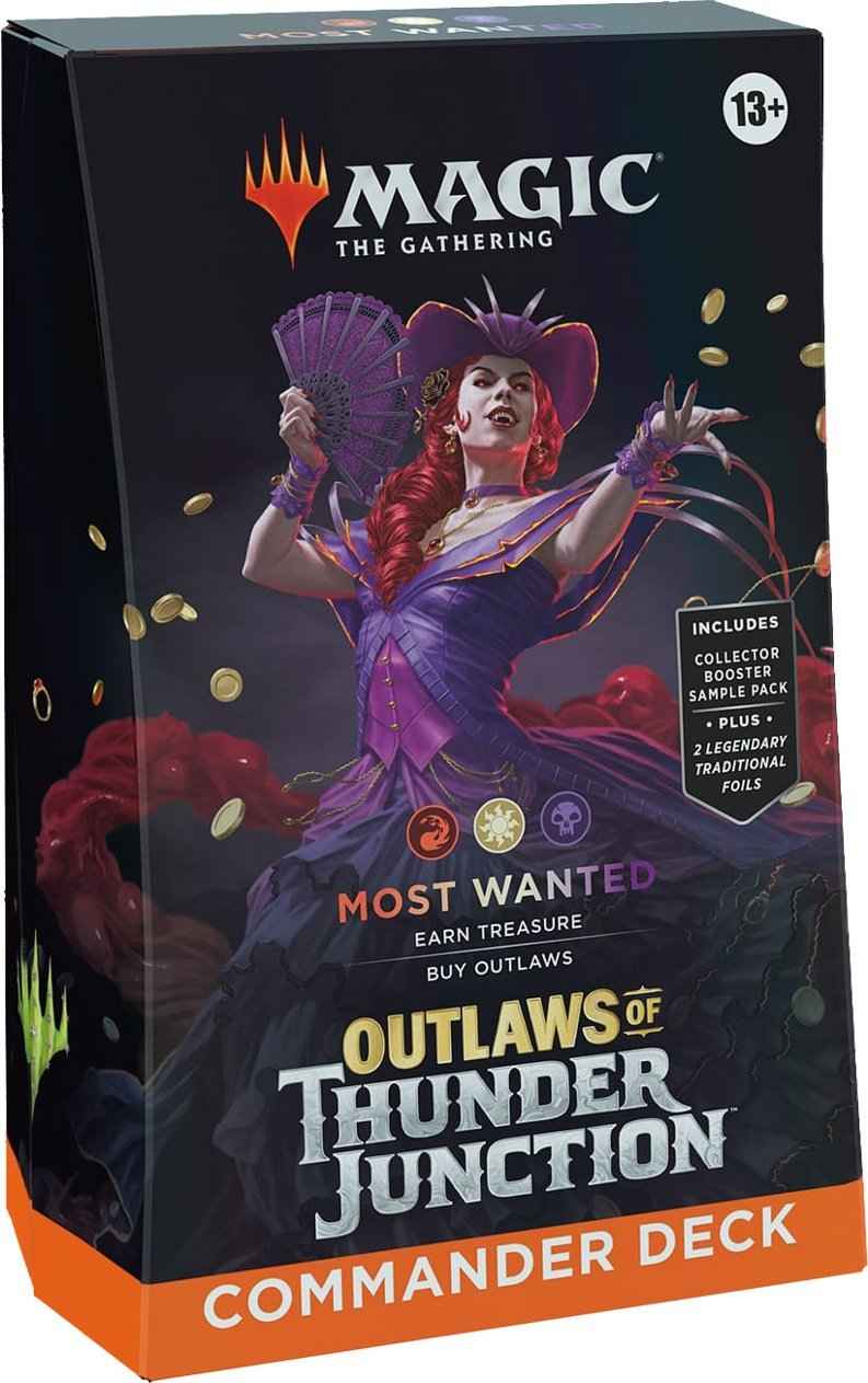 Wizards of The Coast - Magic: The Gathering Outlaws of Thunder Junction Commander Deck (Styles may vary)