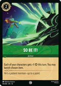So Be It! (94/204) - Whispers in the Well Cold Foil