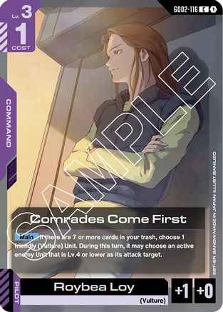 Comrades Come First (GD02-116) - Dual Impact