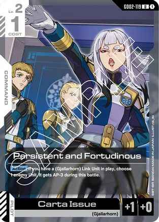 Persistent and Fortudinous (GD02-119) - Dual Impact