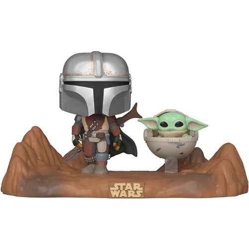 Funko Pop! Star Wars Moment: The Mandalorian with The Child