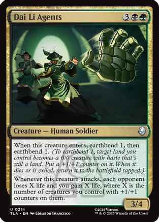 Dai Li Agents (TLA-214) - Avatar: The Last Airbender Foil