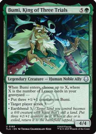 Bumi, King of Three Trials (TLA-169) - Avatar: The Last Airbender