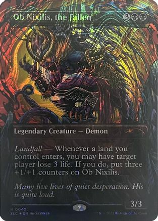 Ob Nixilis, the Fallen (Halo Foil) (SLC-042) - Secret Lair Countdown Kit Foil