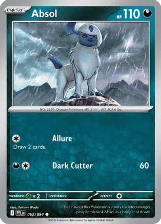 Absol 063 - ME02 Phantasmal Flames Reverse Holofoil
