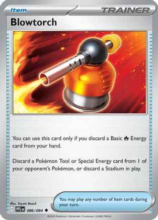 Blowtorch 086/094 - ME02 Phantasmal Flames Reverse Holofoil