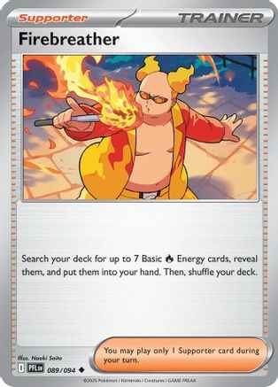 Firebreather 089/094 - ME02 Phantasmal Flames Reverse Holofoil