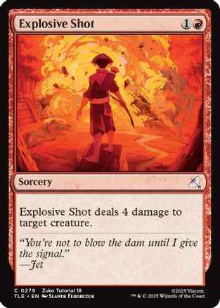 Explosive Shot (0279) (TLE-279) - Avatar: The Last Airbender: Eternal-Legal