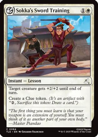 Sokka's Sword Training (TLE-084) - Avatar: The Last Airbender: Eternal-Legal Foil