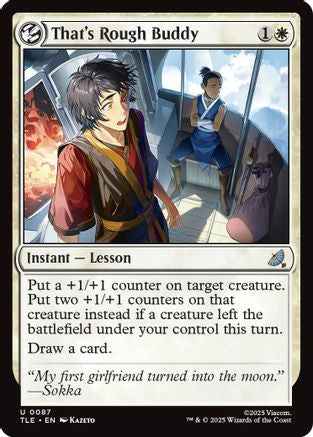 That's Rough Buddy (TLE-087) - Avatar: The Last Airbender: Eternal-Legal Foil