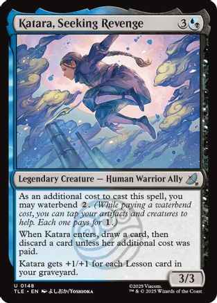 Katara, Seeking Revenge (TLE-148) - Avatar: The Last Airbender: Eternal-Legal Foil