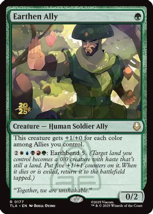 Earthen Ally (PRE-177) - Prerelease Cards Foil