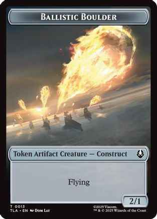 Ballistic Boulder // Soldier (0011) Double-Sided Token (TLA-13 // 11) - Avatar: The Last Airbender