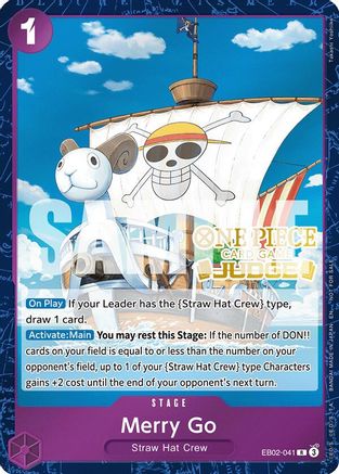 Merry Go (Judge Pack Vol. 7) (EB02-041) - One Piece Promotion Cards Foil
