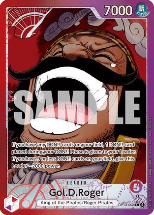 Gol.D.Roger (Jumbo) (OP13-003) - One Piece Promotion Cards