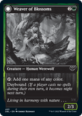 Weaver of Blossoms // Blossom-Clad Werewolf (DBL-493) - Innistrad: Double Feature: (Double Faced Transform)